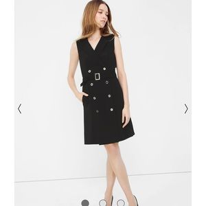WHBM sleeveless trench dress